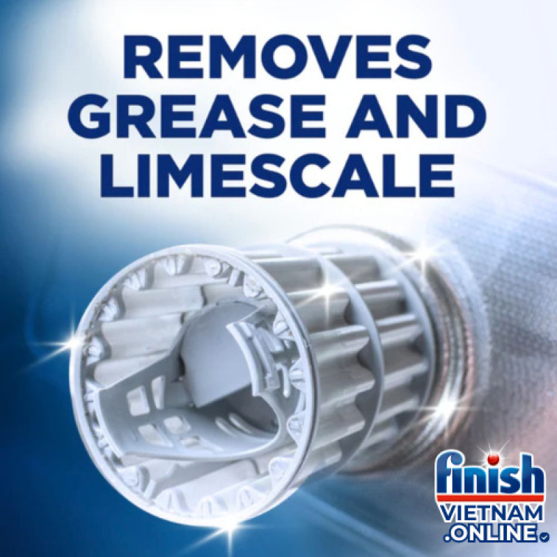 COMBO 2 Vỉ viên vệ sinh bảo trì máy rửa chén Finish hằng tháng (EU-Đức) – (COMBO 6 viên - Khuyên dùng 1 tháng 1 lần/viên).